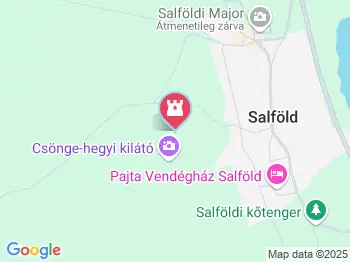 Csönge-hegyi Kilátó Salföld a térképen
