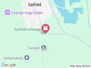 Salföldi kőtenger Salföld a térképen