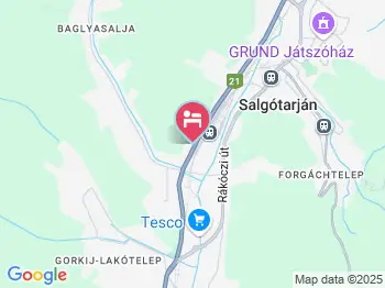 Alma Vendégház Salgótarján a térképen