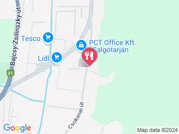 Bayer Cukrászda Salgótarján a térképen