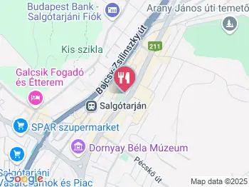 CZZ Vendéglő Salgótarján a térképen