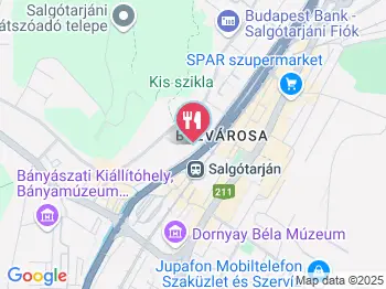 Fekete Bárány Salgótarján a térképen