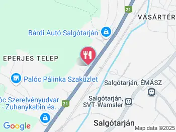Fészek Vendéglő & Sörkert Salgótarján a térképen