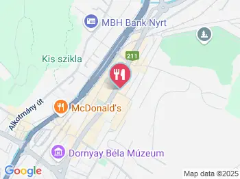 Godó Cukrászda Salgótarján a térképen