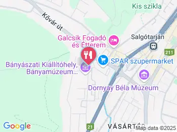 Györgyike Lángossütője Salgótarján a térképen