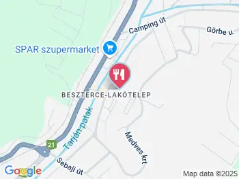 Halimi fagyizó Salgótarján a térképen