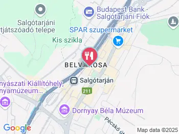 Hollywood Snacks Salgótarján a térképen