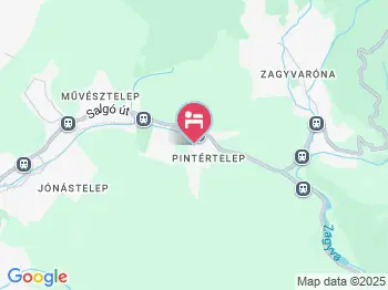 Liliom Vendégház Salgótarján a térképen