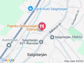Paprika Önkiszolgáló Étterem Salgótarján a térképen