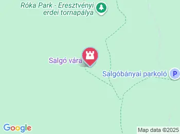 Salgó vára Salgótarján a térképen