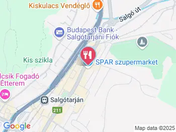 Texas Burger Salgótarján a térképen