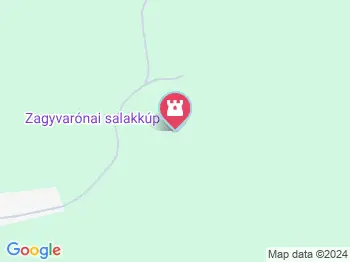 Zagyvarónai salakkúpok Salgótarján a térképen
