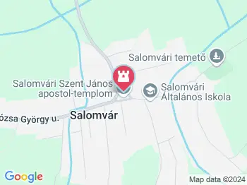 Szent János apostol-templom Salomvár a térképen