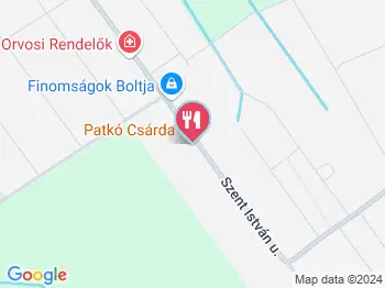 Patkó Csárda Sárbogárd a térképen