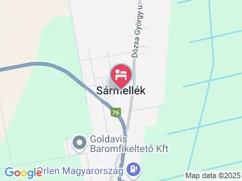 Erzsébet Ház Sármellék a térképen