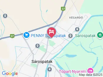 Apartman Sub Rosa Sárospatak a térképen