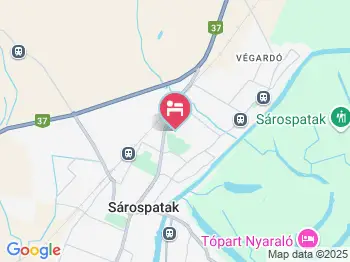 Aquatherma Vendégház Sárospatak a térképen