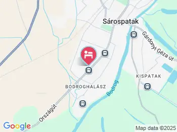 Balassi Vendégház Sárospatak a térképen