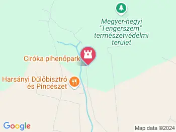 Botkő Gejzírkúp Sárospatak a térképen