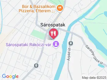 Fekete Macska Sárospatak a térképen