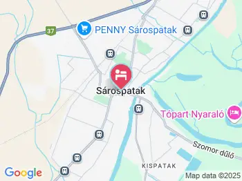 Fortuna Vendégház Sárospatak a térképen