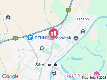 Huszár Panzió & Étterem Sárospatak a térképen