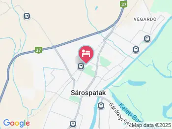 Iskolakert Apartman Sárospatak a térképen