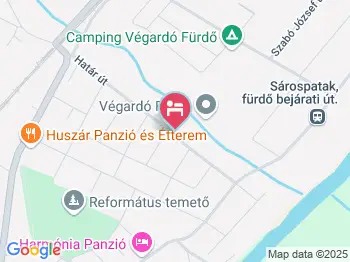 Júlia Vendégház Sárospatak a térképen