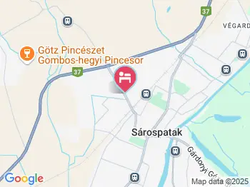 Katalin Vendégház Sárospatak a térképen