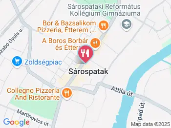 Nasi Oázis Sárospatak a térképen