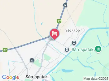 Nefelejcs Vendégház Sárospatak a térképen