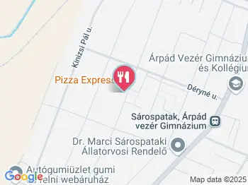 Pizza Express Sárospatak a térképen