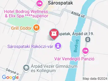 Római Katolikus Egyházi Gyűjtemény Sárospatak a térképen