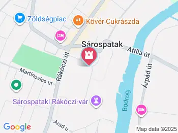 Sárospataki Képtár Sárospatak a térképen
