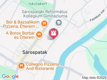 Sárospataki református templom Sárospatak a térképen