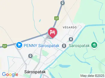 Thermál Üdülőház Sárospatak a térképen