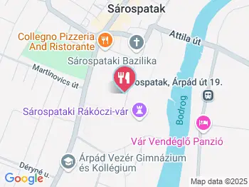 Vár Caffé & Bár Sárospatak a térképen