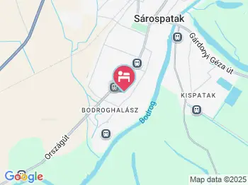 Vaskó Vendégház Sárospatak a térképen