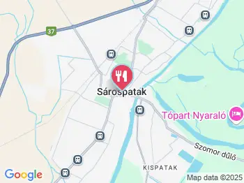 Vörös-torony Reneszánsz Étterem Sárospatak a térképen