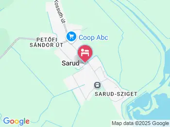 Boróka Apartman Sarud a térképen