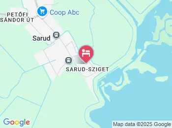Fűzfa Vendégház Sarud a térképen
