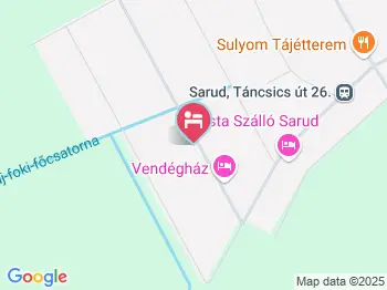 Lugas Apartman IV. Sarud a térképen