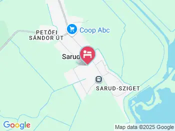 Tornácos Vendégház Sarud a térképen