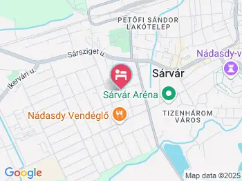 Adél Apartman Sárvár a térképen