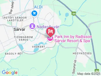 Adrián Apartman Sárvár a térképen