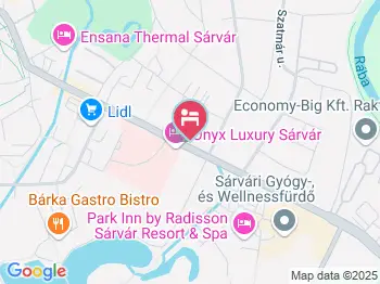 Ametiszt Apartman Sárvár a térképen