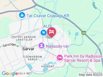 Apartman Hotel Sárvár a térképen