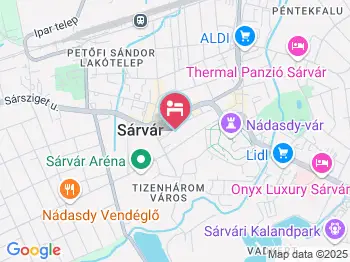 Atmoszféra Apartman Sárvár a térképen