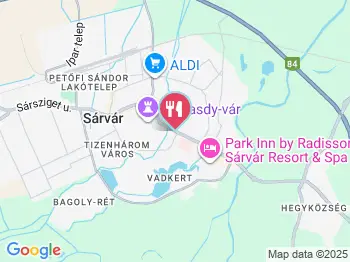 Banya Tanya Sárvár a térképen