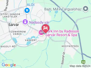 Club Luxury Apartman Sárvár a térképen